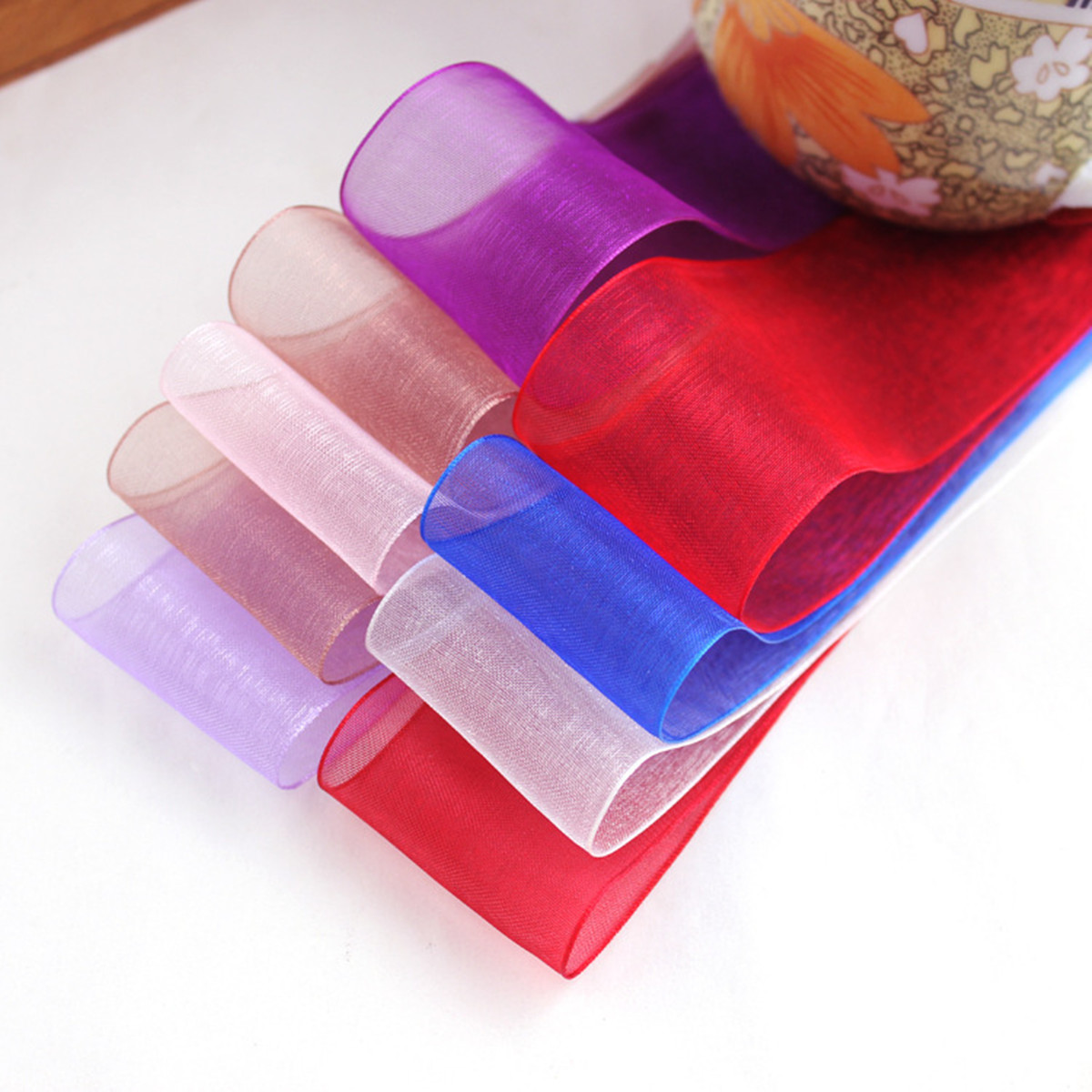 50 Yards 10/20/25mm Width Spoo – обзор и цена Organza Ribbon Spool