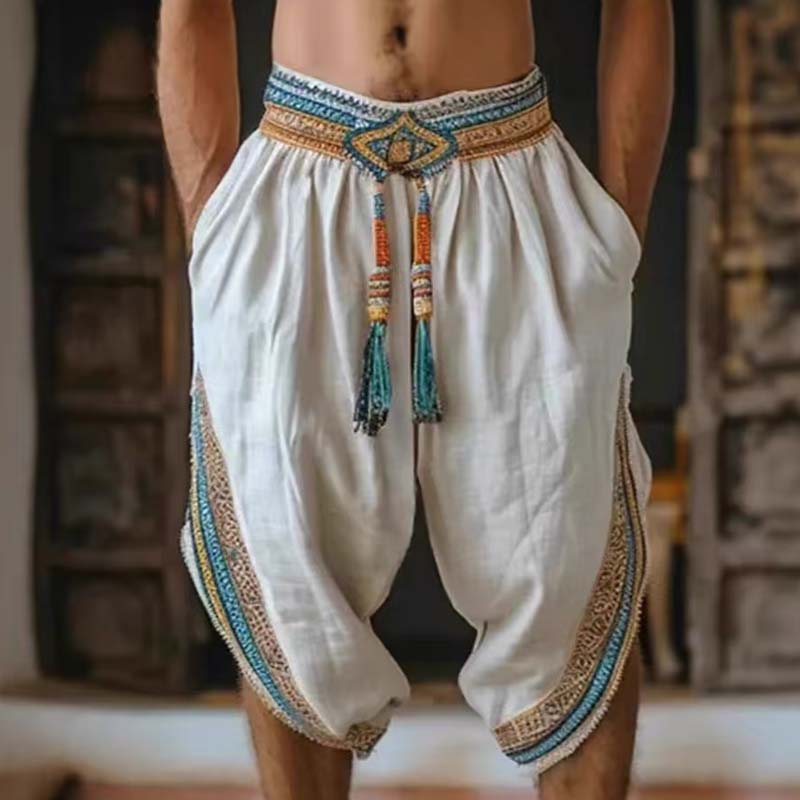 Men's Tassel Elastic Waist Cas – обзор и цена Tassel Fringe Trim