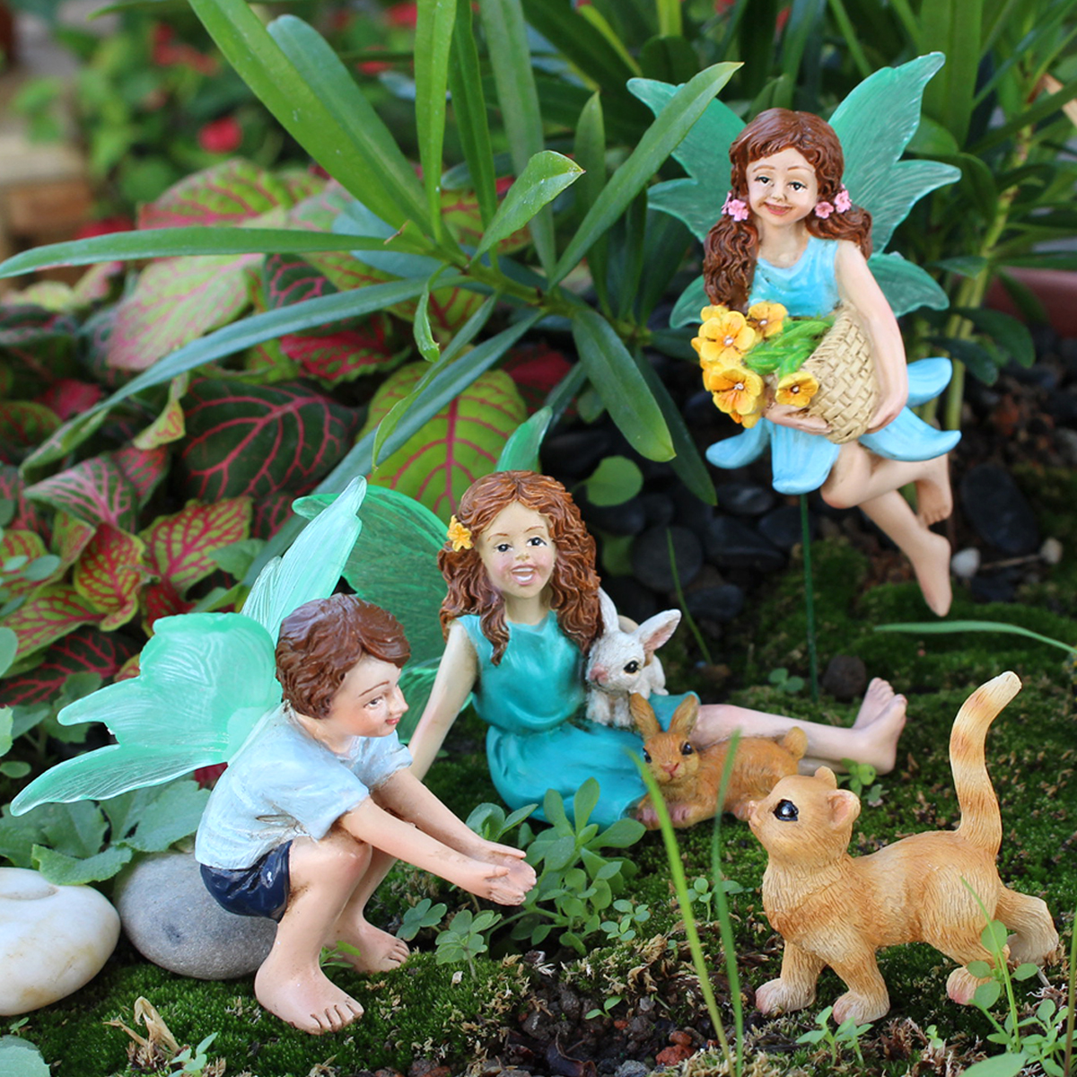 4pc Flower Fairy and Animal Pa – обзор и цена Embellishment Crafts