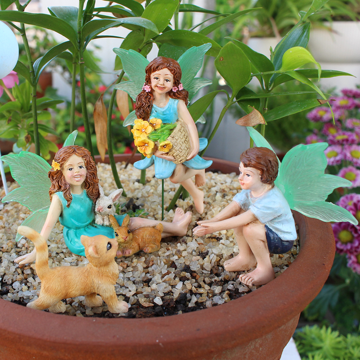 4pc Flower Fairy and Animal Pa – обзор и цена Embellishment Crafts