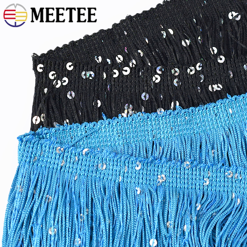 2/4/8M 10cm Colorful Sequin Ta – обзор и цена Fringe Ribbon Sewing