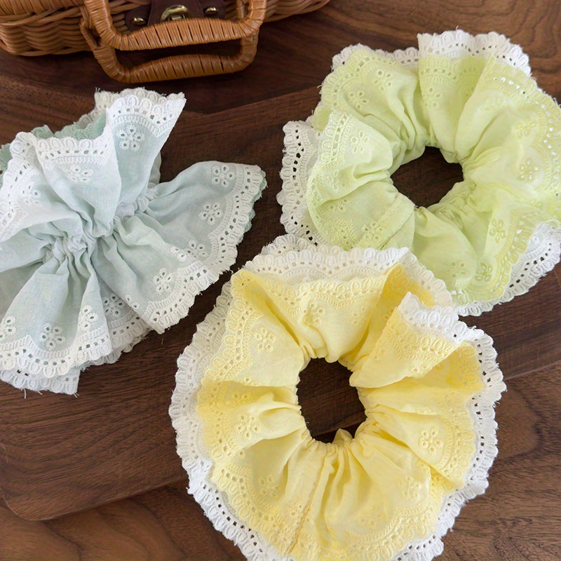 Korean-Style Elegant Mint Gree – обзор и цена Elastic Lace Trim