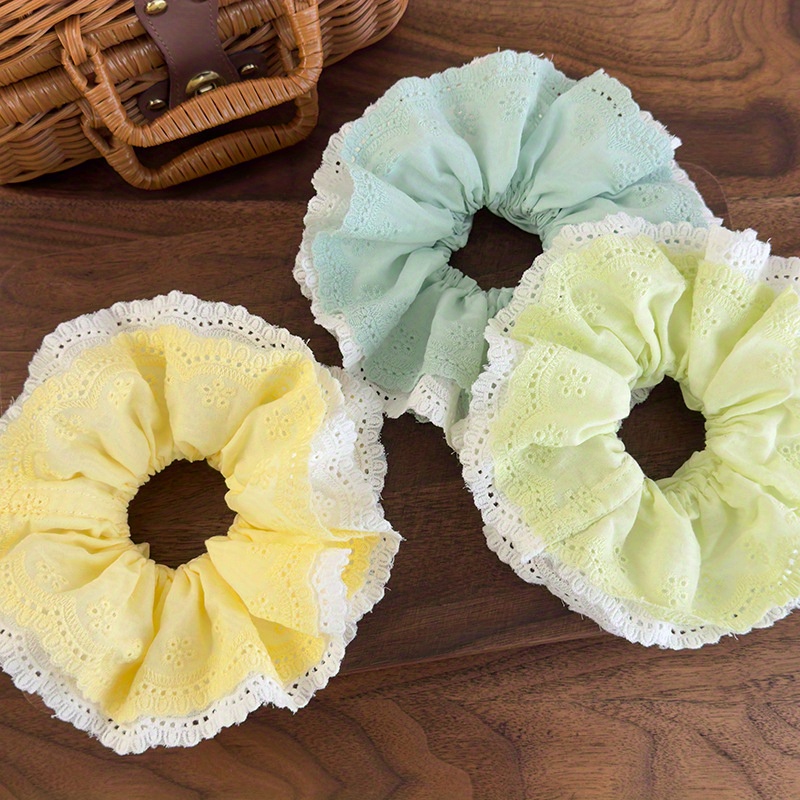 Korean-Style Elegant Mint Gree – обзор и цена Elastic Lace Trim