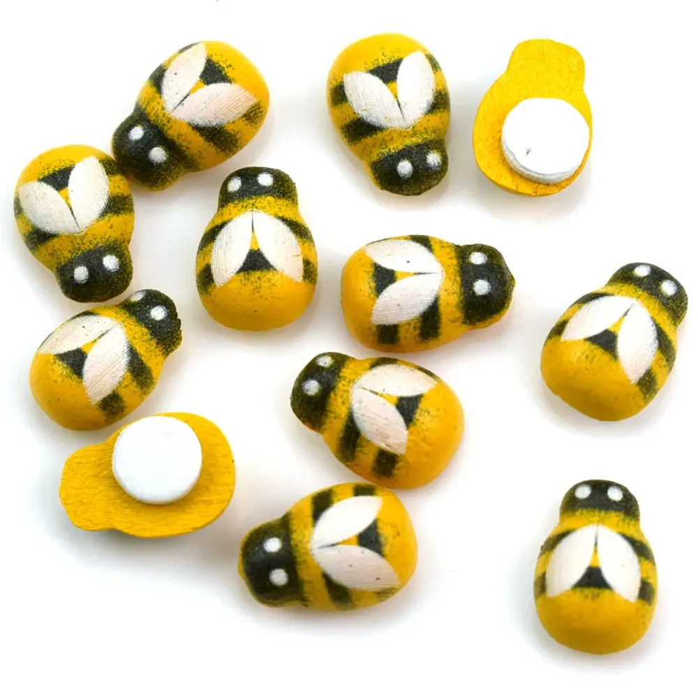 50pcs Yellow Wood Glue Buttons – обзор и цена Embellishment Glue Craft