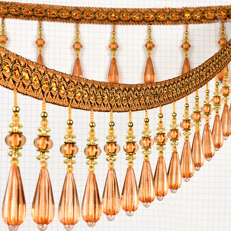 1M Crystal Pendant Tassel Drop – обзор и цена Beaded Trim Fringe
