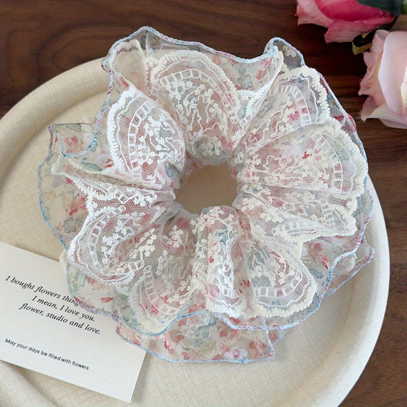 Pink and Green Floral Lace Tri – обзор и цена Elastic Lace Trim