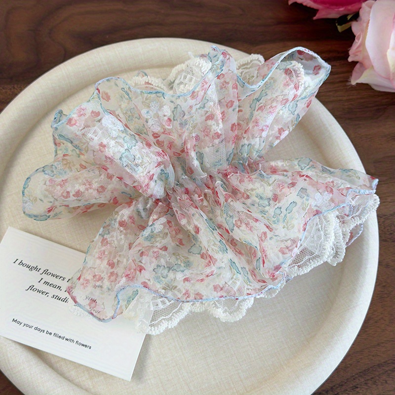 Pink and Green Floral Lace Tri – обзор и цена Elastic Lace Trim