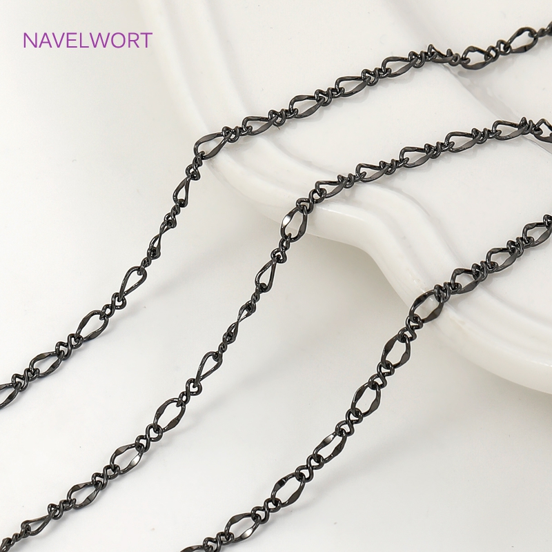 Black Color Oval Thin Chains F – обзор и цена Embroidery Craft