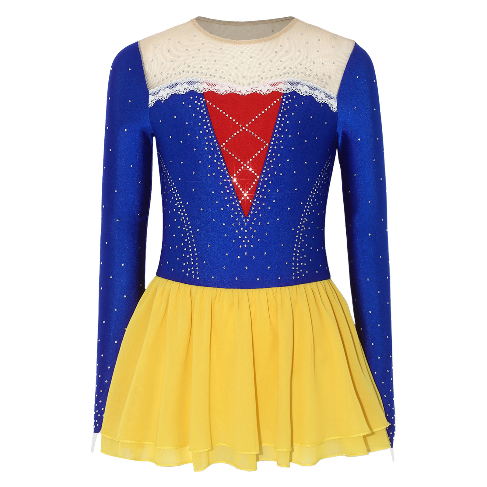 6-16Y Girls Princess Dance Dre – обзор и цена Rhinestone Banding Trim