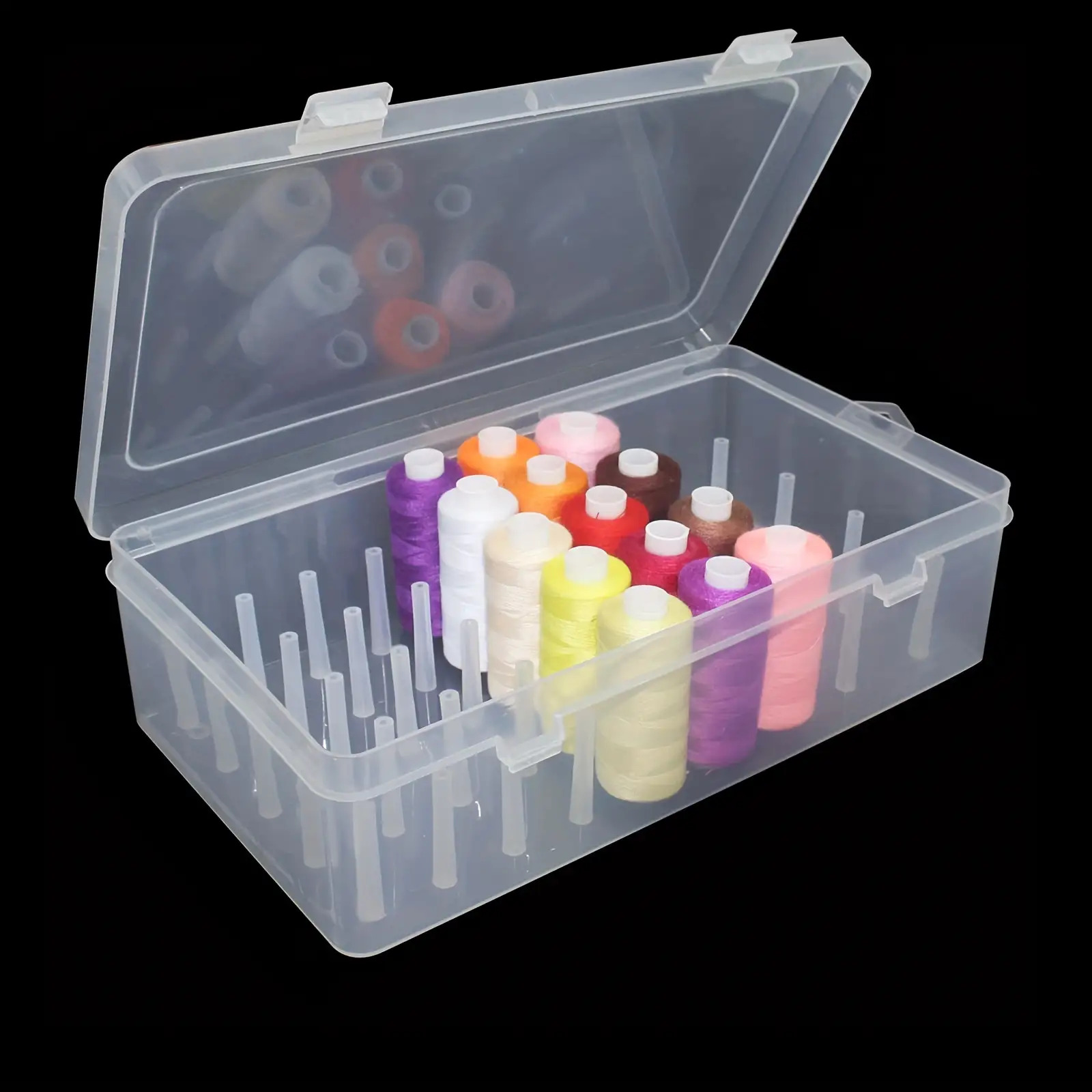 Clear Plastic Sewing Thread St – обзор и цена Craft Embellishment Storage