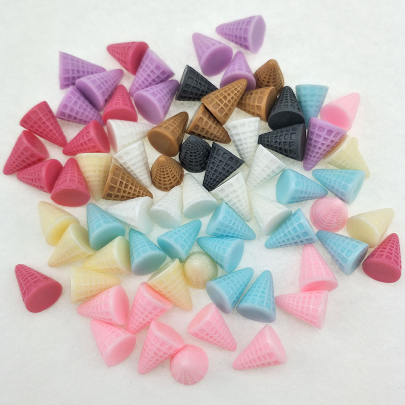 40pcs/lot 1.5*2cm Resin Ice cr – обзор и цена Embellishment Glue Craft