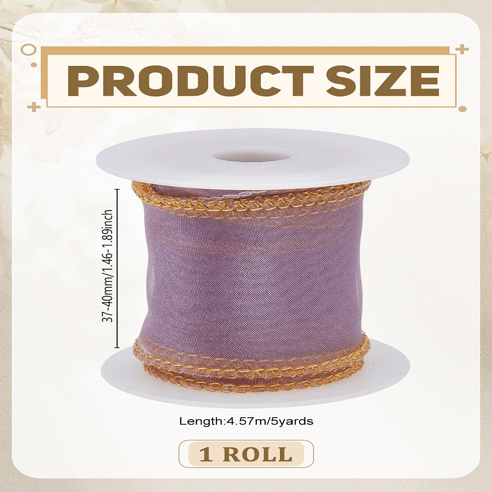 5 Yards Polyester Organza Ribb – обзор и цена Organza Ribbon Spool