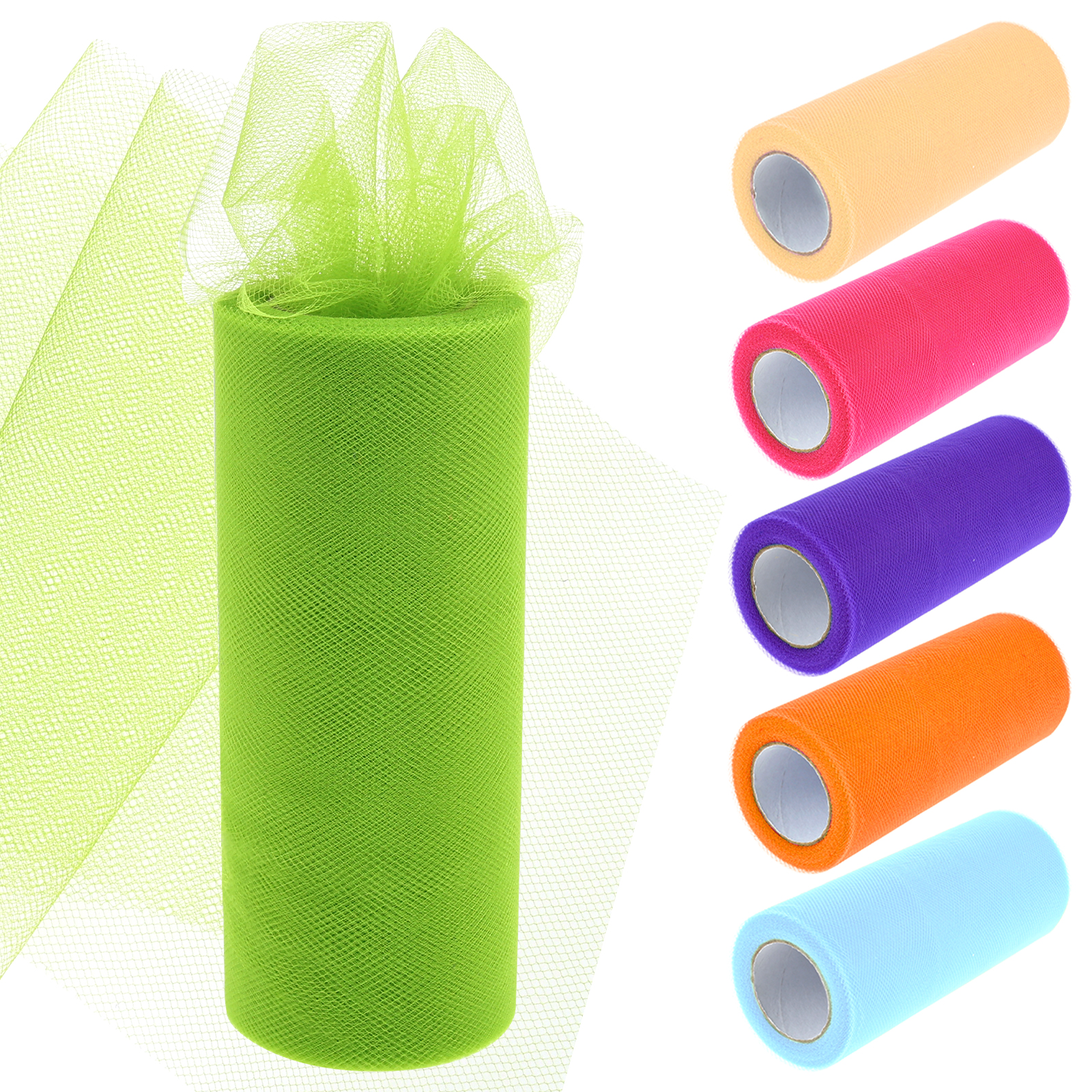 6 Colours Organza Tulle Fabric – обзор и цена Organza Ribbon Spool