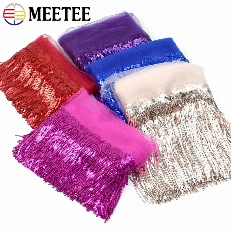 2/5/10Yards Sequin Embroidery  – обзор и цена Beaded Trim Fringe