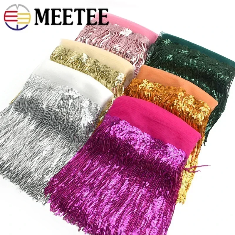 2/5/10Yards Sequin Embroidery  – обзор и цена Beaded Trim Fringe