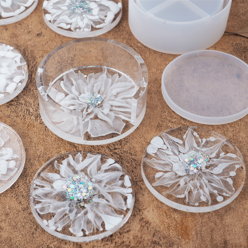 SNASAN Coaster Cup Mat Silicon – обзор и цена Craft Embellishment Storage