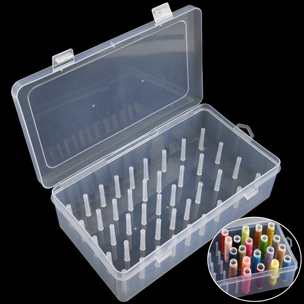 New Sewing Thread Box 42 Piece – обзор и цена Craft Embellishment Storage
