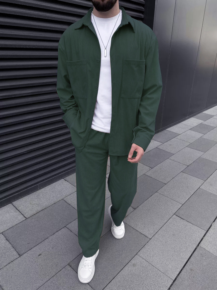 Men's corduroy two-piece outfi – обзор и цена Embellish Knit