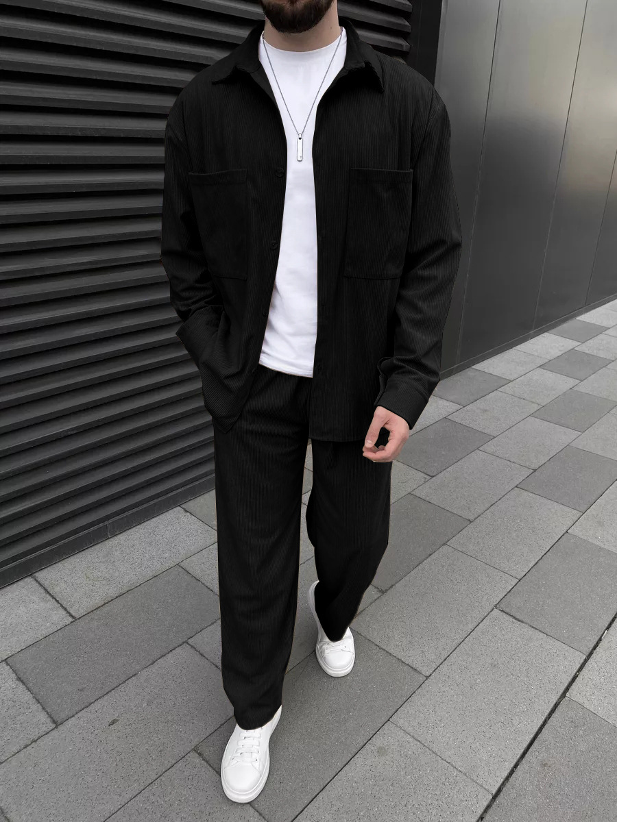 Men's corduroy two-piece outfi – обзор и цена Embellish Knit