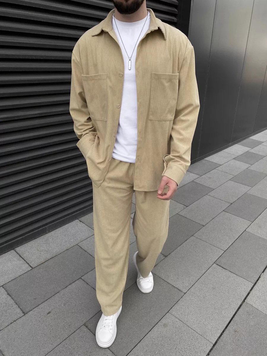 Men's corduroy two-piece outfi – обзор и цена Embellish Knit