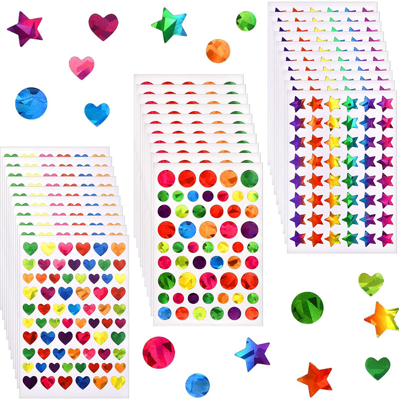 Sparkly Holographic Round Dot  – обзор и цена Glitter Vinyl Roll