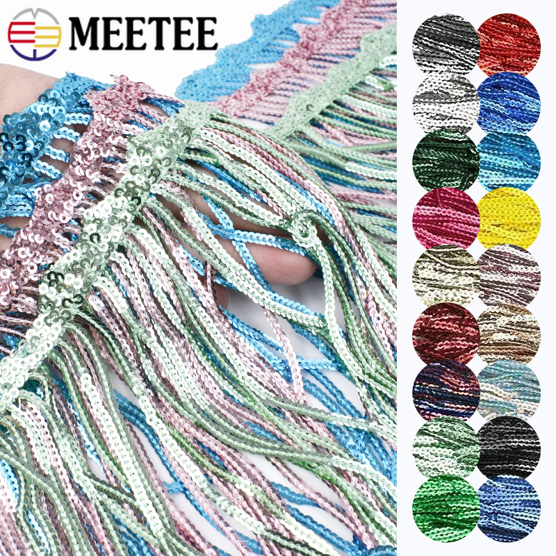 1-5Yards 17cm Latin DanceFring – обзор и цена Fringe Ribbon Sewing
