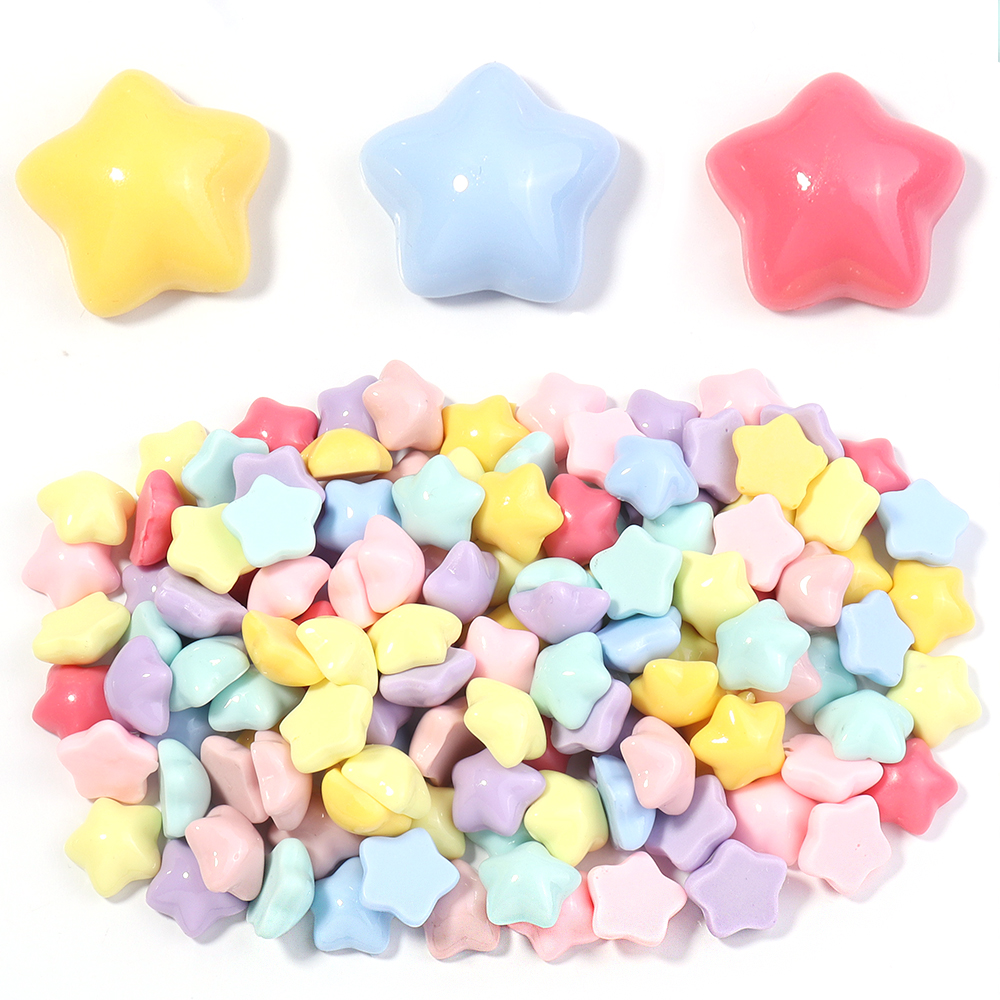 50pcs/lot 16mm Colorful Star R – обзор и цена Embellishment Crafts