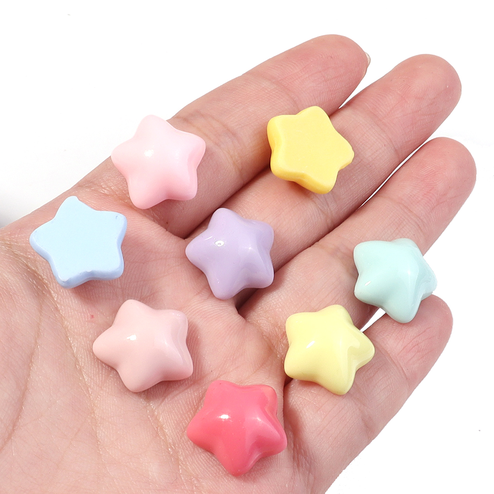 50pcs/lot 16mm Colorful Star R – обзор и цена Embellishment Crafts