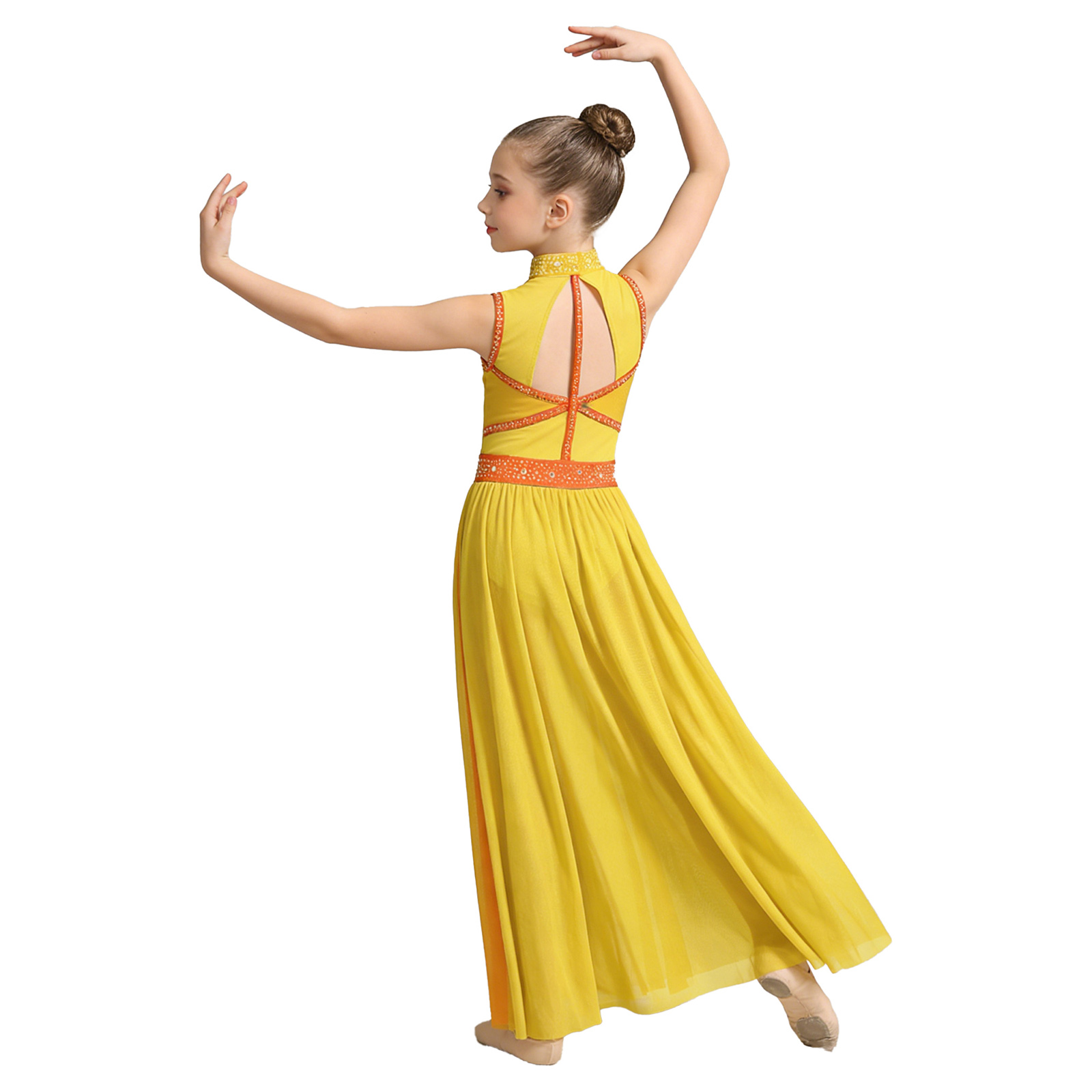 Kids Girls Modern Lyrical Danc – обзор и цена Rhinestone Banding Trim