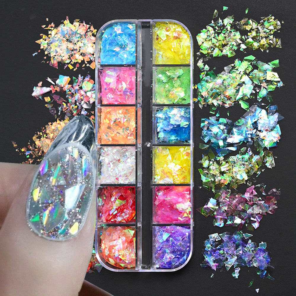 6Grids Shiny Iridescent Mermai – обзор и цена Glitter Vinyl Roll