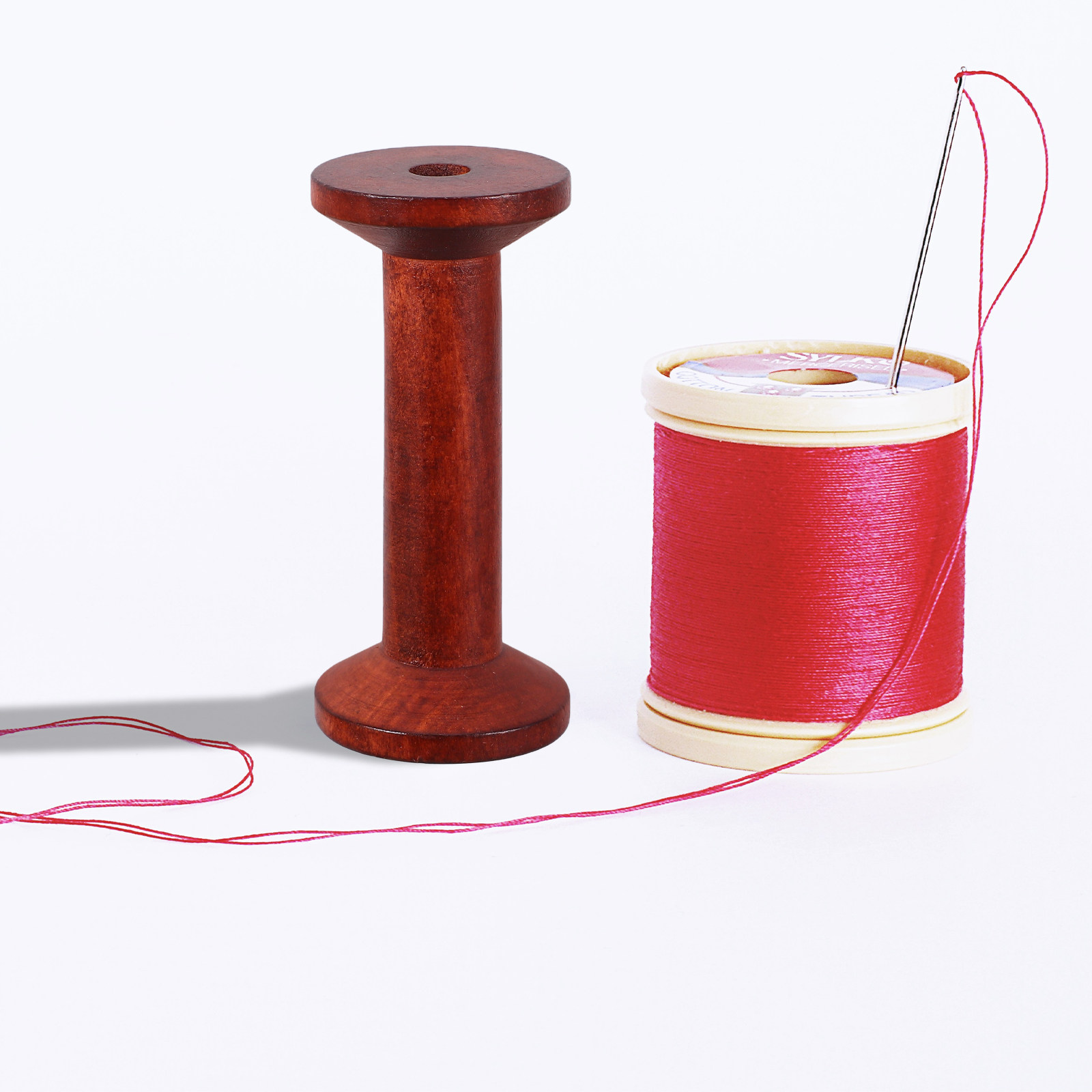 6Pcs Wooden Empty Spools for C – обзор и цена Embroidery Craft