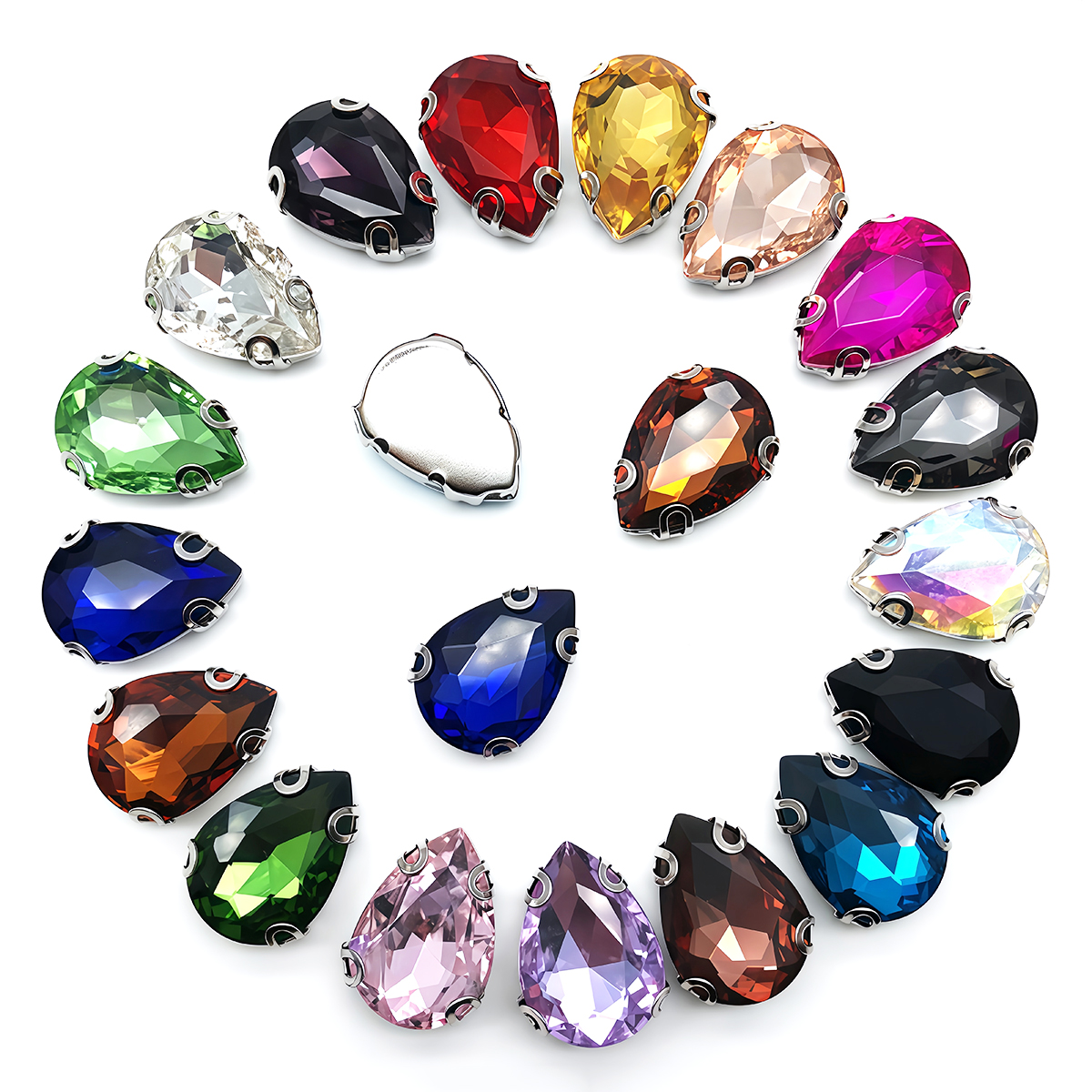 Water Drop Crystal Glass Rhine – обзор и цена Sew On Rhinestone