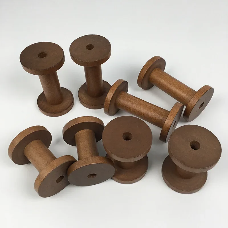 1Pc Brown Big Wood Empty Spool – обзор и цена Organza Ribbon Spool