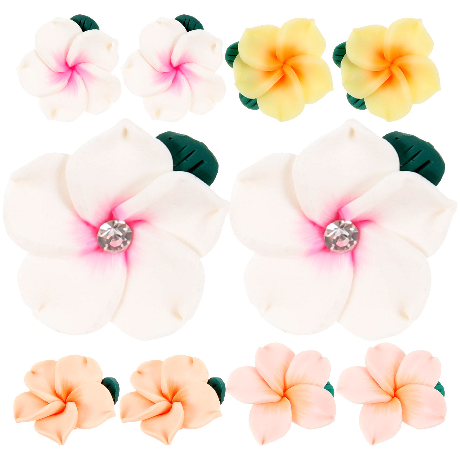 10Pcs Soft Polymer Clay Flower – обзор и цена Embellish Craft