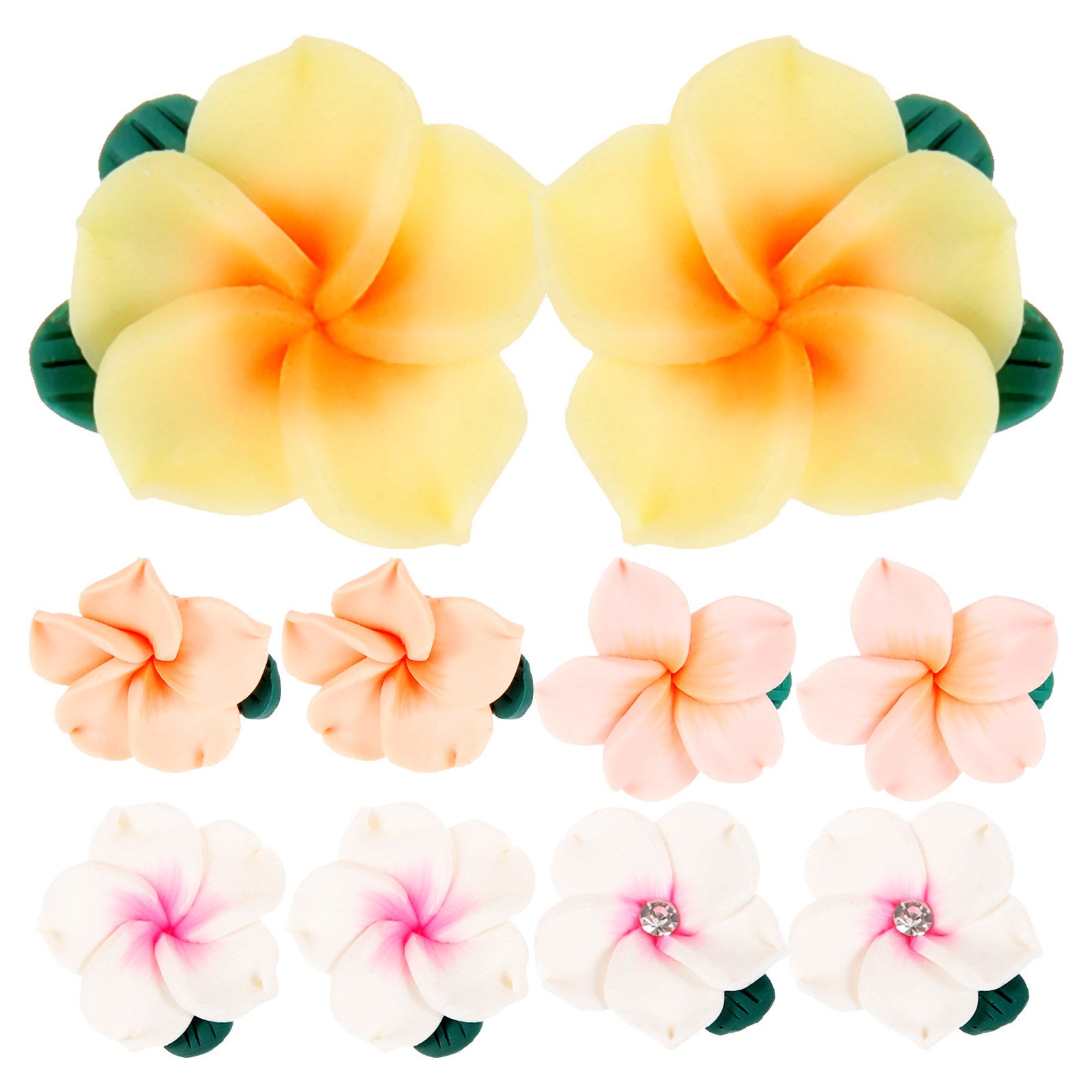 10Pcs Soft Polymer Clay Flower – обзор и цена Embellish Craft