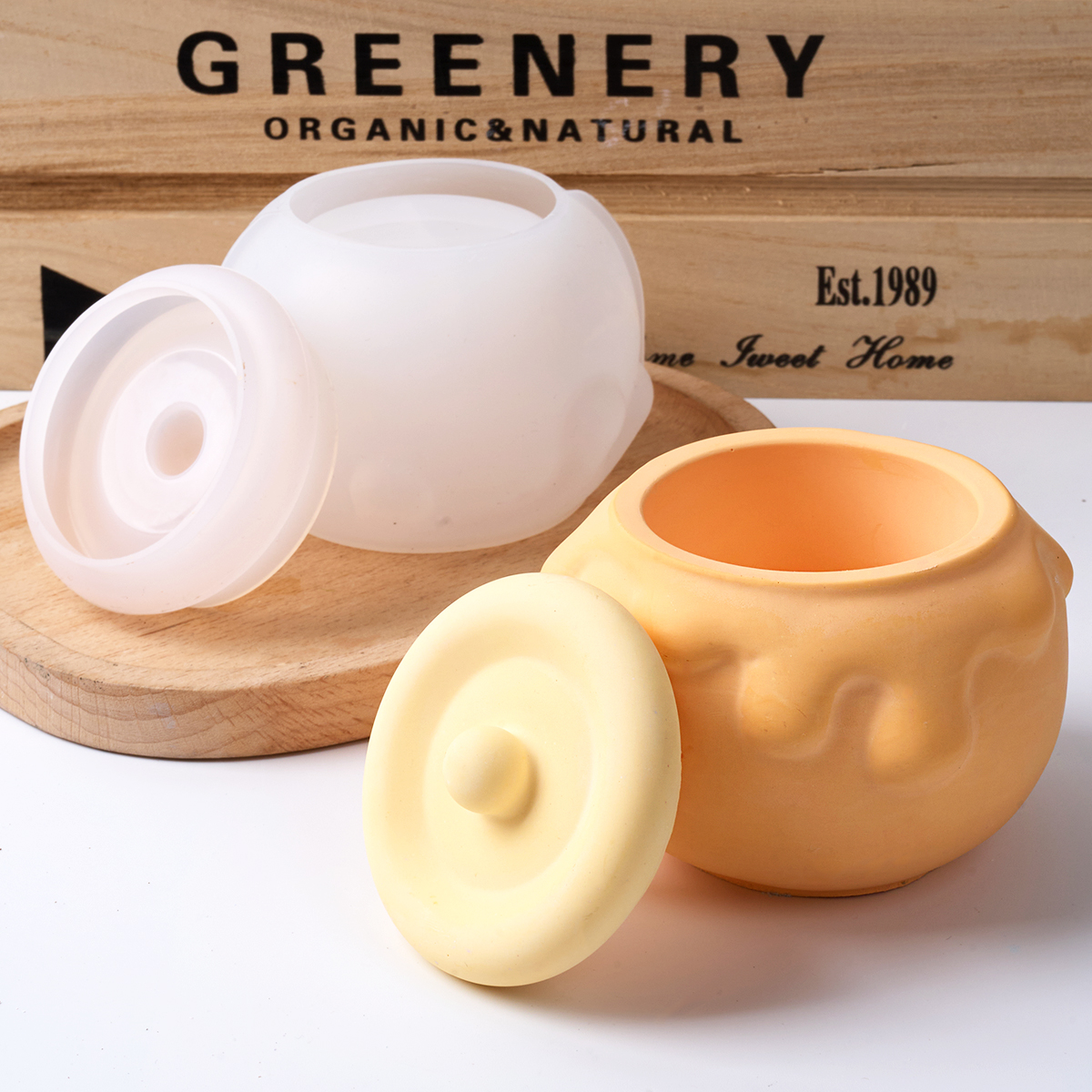 3D Honey Candle Jar Silicone M – обзор и цена Craft Embellishment Storage