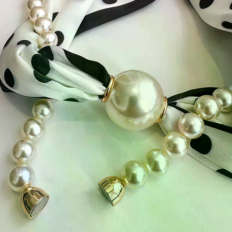 Magnetic Narrow Elegant Satins – обзор и цена Pearl Trim Chain