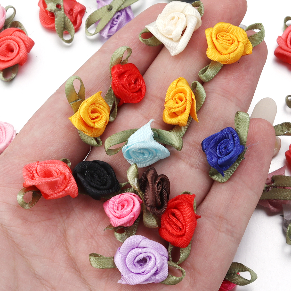 50Pcs 1.5x2.5cm 18 Colors For  – обзор и цена Embellishment Crafts