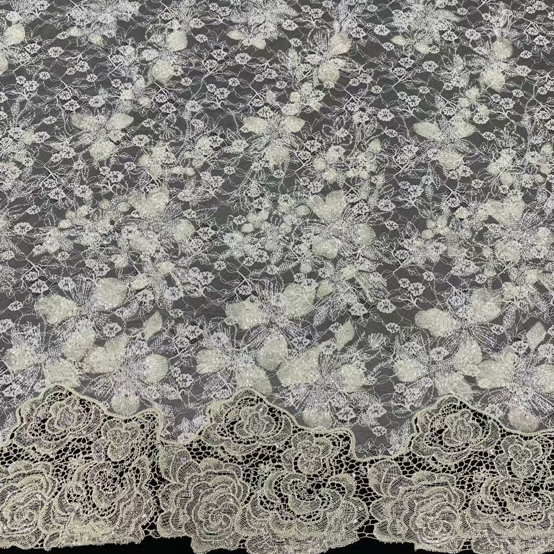 Lastest African French Floral  – обзор и цена Beaded Trim Fringe