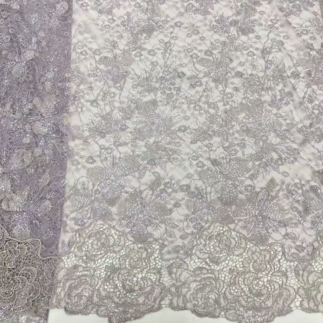 Lastest African French Floral  – обзор и цена Beaded Trim Fringe
