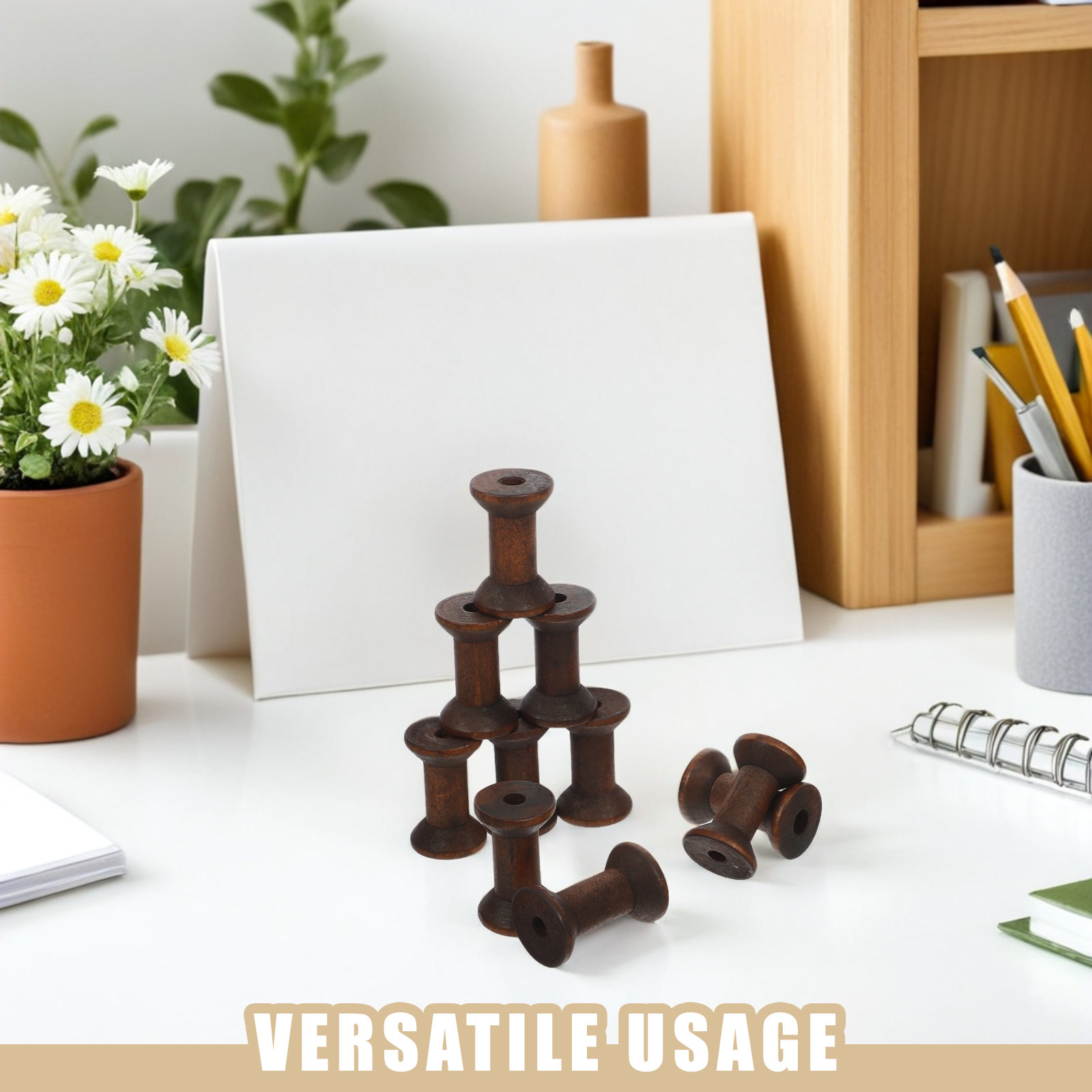 10Pcs Handcrafted Wooden Spool – обзор и цена Embroidery Craft