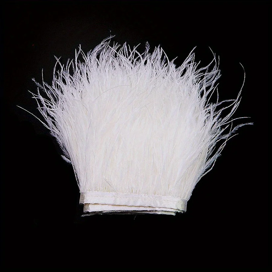 1/10M Natural Plume Black Ostr – обзор и цена Feather Trim Marabou