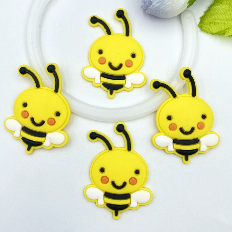 10/20/30pcs cute PVC bee flexi – обзор и цена Embellishment Glue Craft