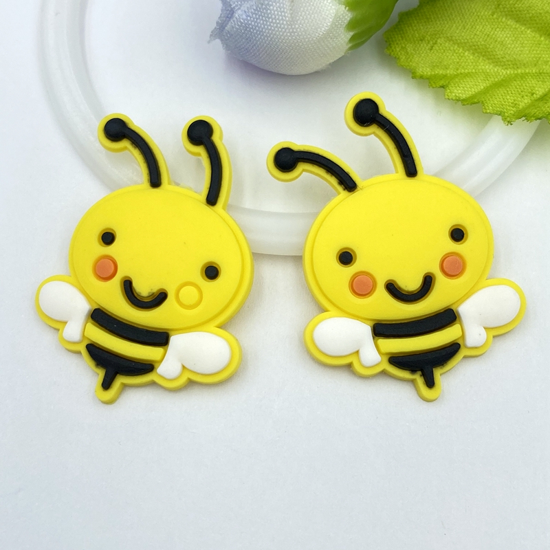 10/20/30pcs cute PVC bee flexi – обзор и цена Embellishment Glue Craft