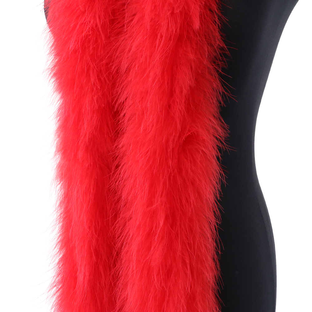 2M 50g Red Fluffy Turkey Marab – обзор и цена Feather Trim Marabou