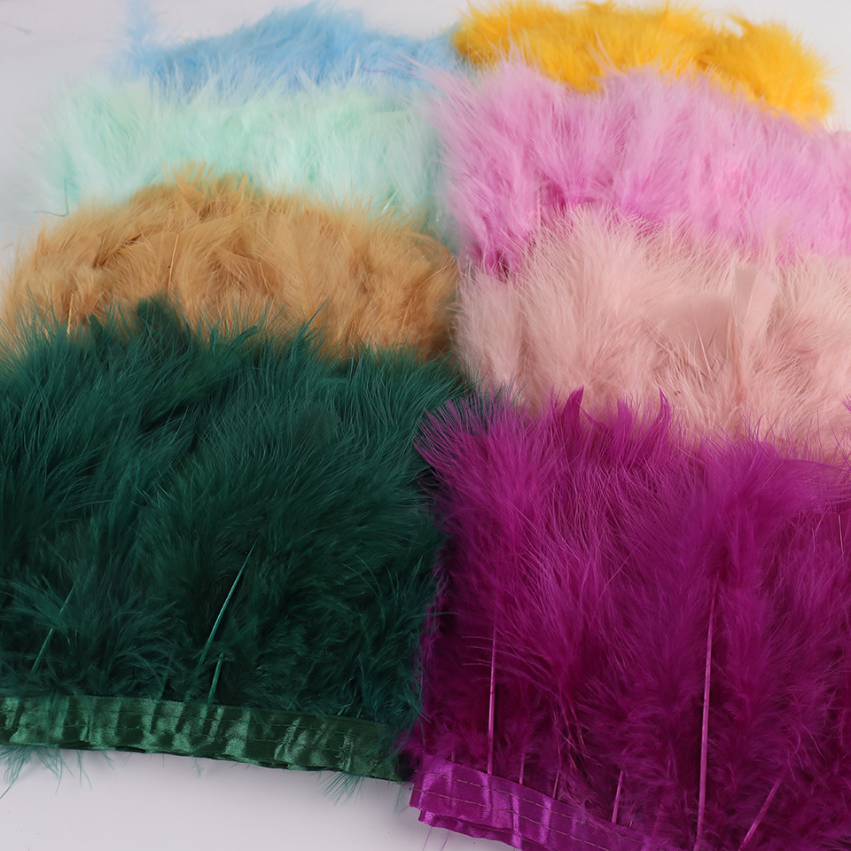 10 Meters Natural Turkey Marab – обзор и цена Feather Trim Marabou