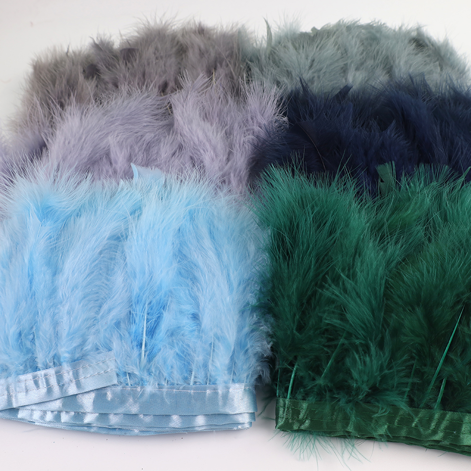 10 Meters Natural Turkey Marab – обзор и цена Feather Trim Marabou