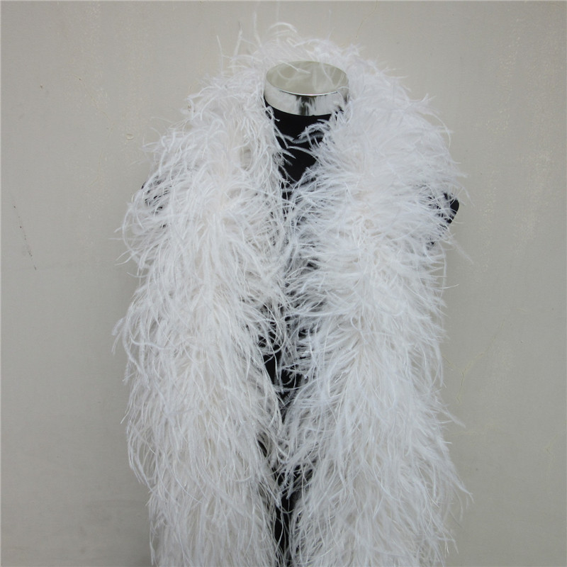 2 Meters 6 Layer White Natural – обзор и цена Feather Trim Marabou
