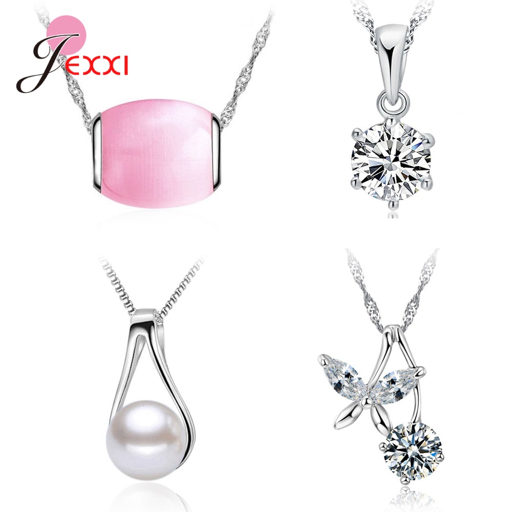 4pcs/Lot 925 Sterling Silver J – обзор и цена Pearl Trim Chain