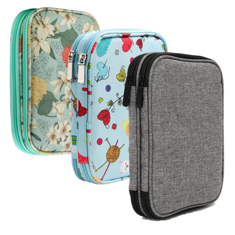 Knitting Needle Case, Portable – обзор и цена Craft Embellishment Storage